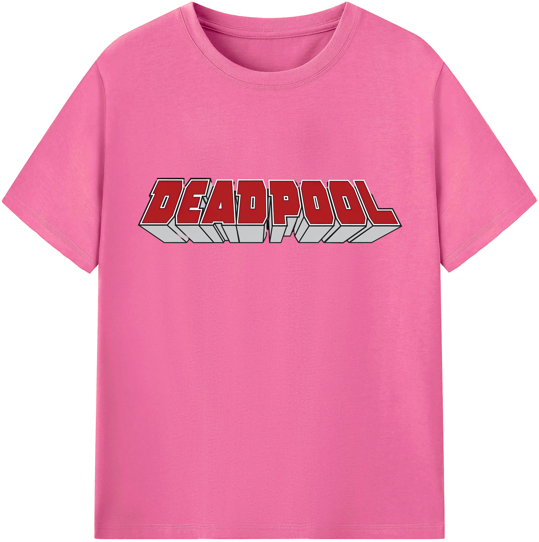 （画像用） Deadpool デッドプール レディースカジュアルプリントTシャツ（綿100％）